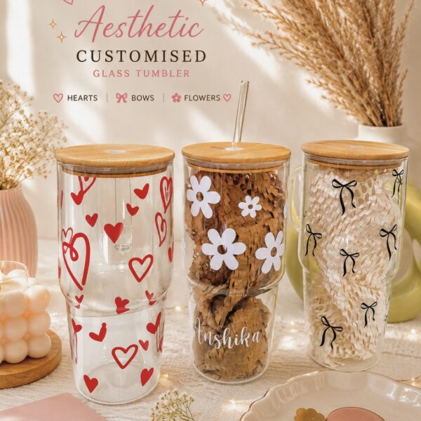 Aesthetic Glass Tumbler