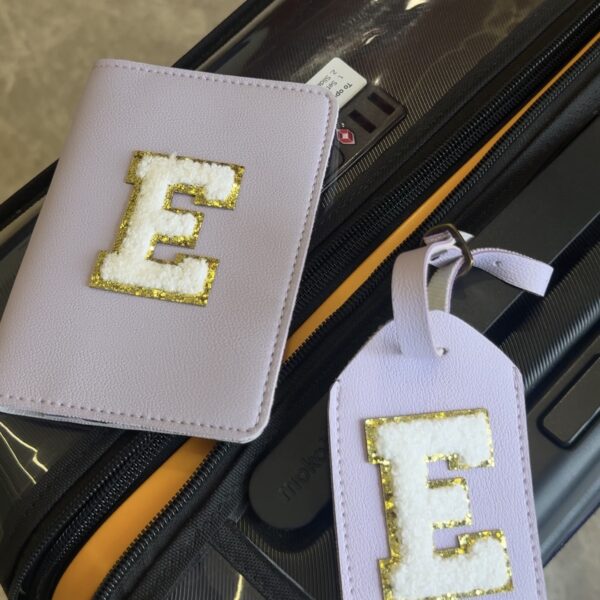 Personalised Passport Cover & Luggage Tag Set