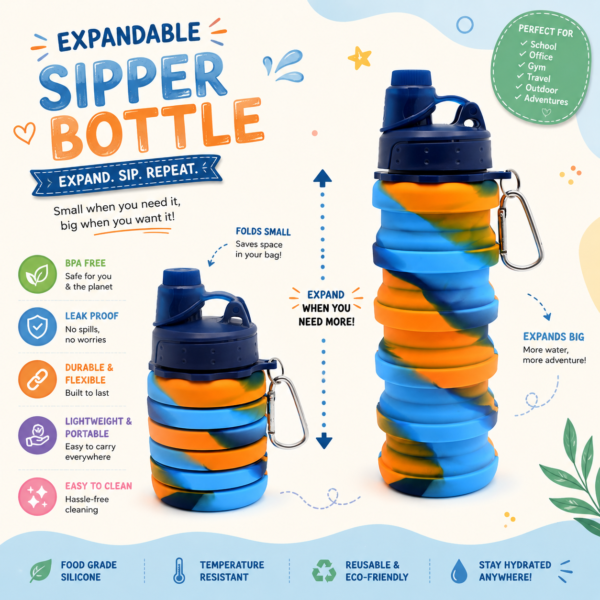 Expandable Sipper Bottle
