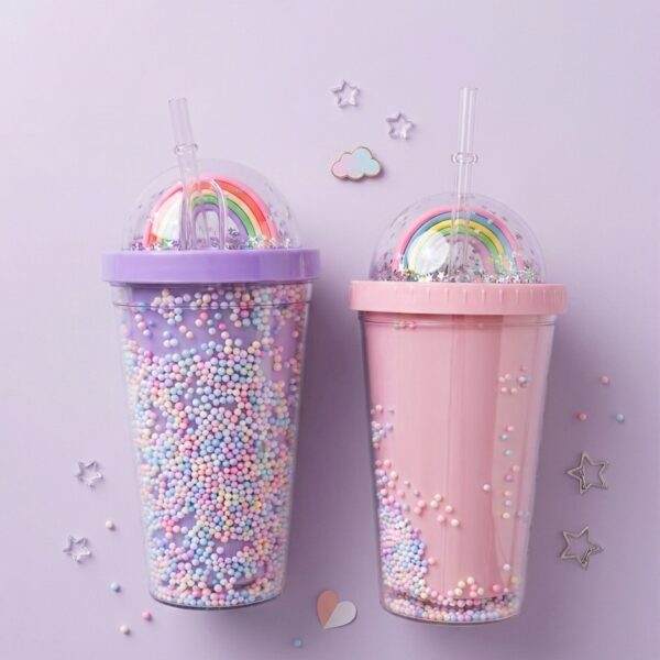Acrylic Rainbow Sipper