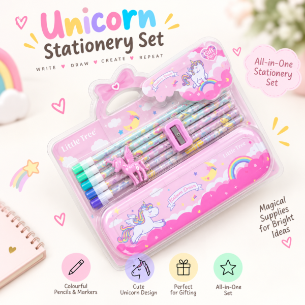 Unicorn Stationery Set