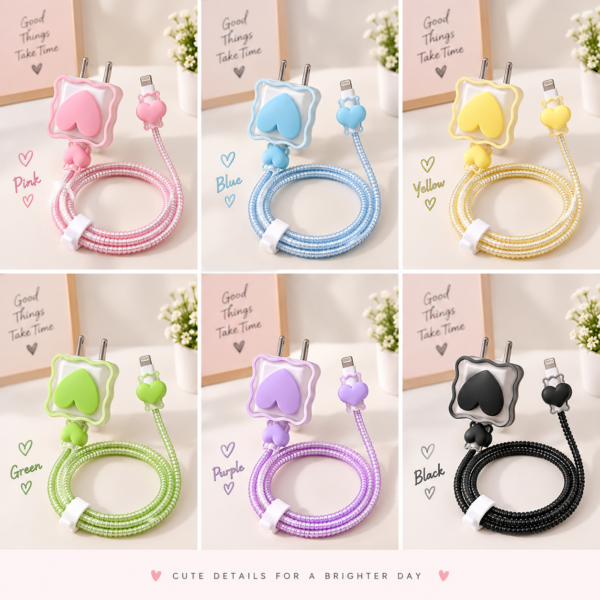Heart iPhone Charger Cover