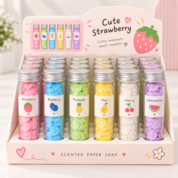 Scented Paper Soap Tubes
