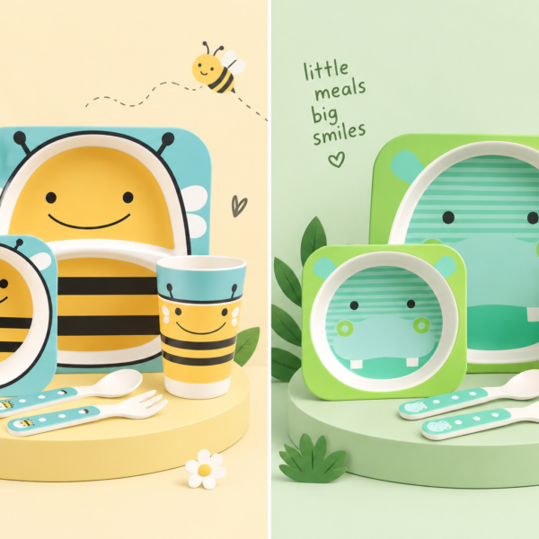 Kids Bamboo Dinner Set