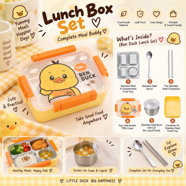 Stainless Steel Cute Lunch Box